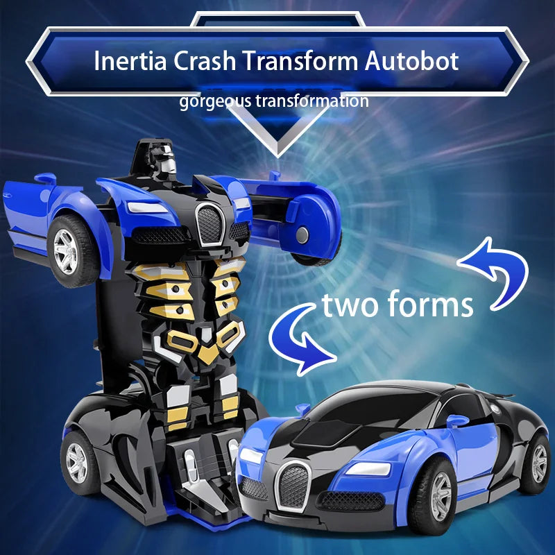 Transforming Robot With One Click Automatic Shape Conversion Boy Gift Toy Car Parent Child Interaction Model Car ALPENZO