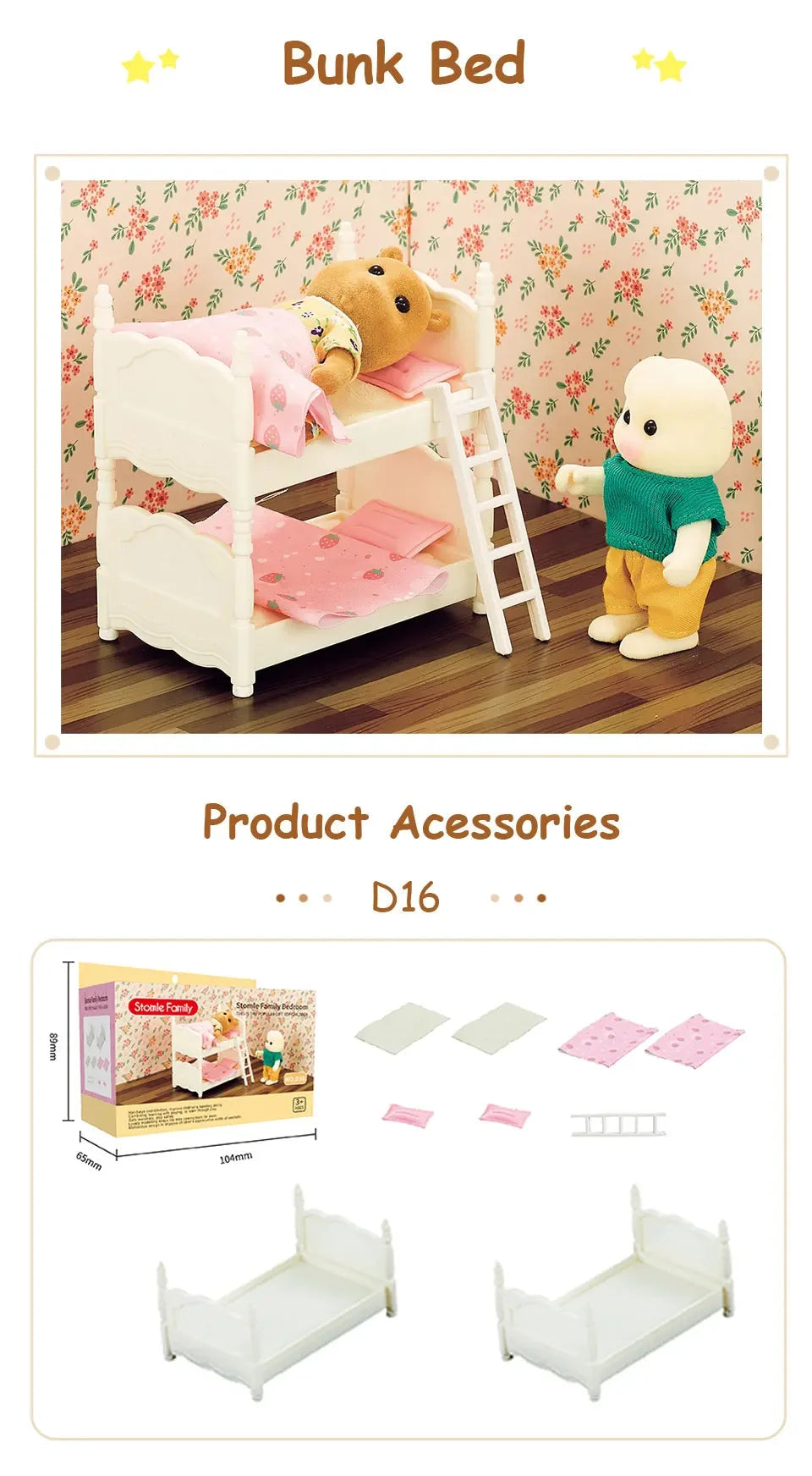 1:12 Miniature Furniture Forest Family Kitchen Toy Dining Table Dollhouse Accessories Bathroom Pretend Play For Girl Gifts Toys ALPENZO