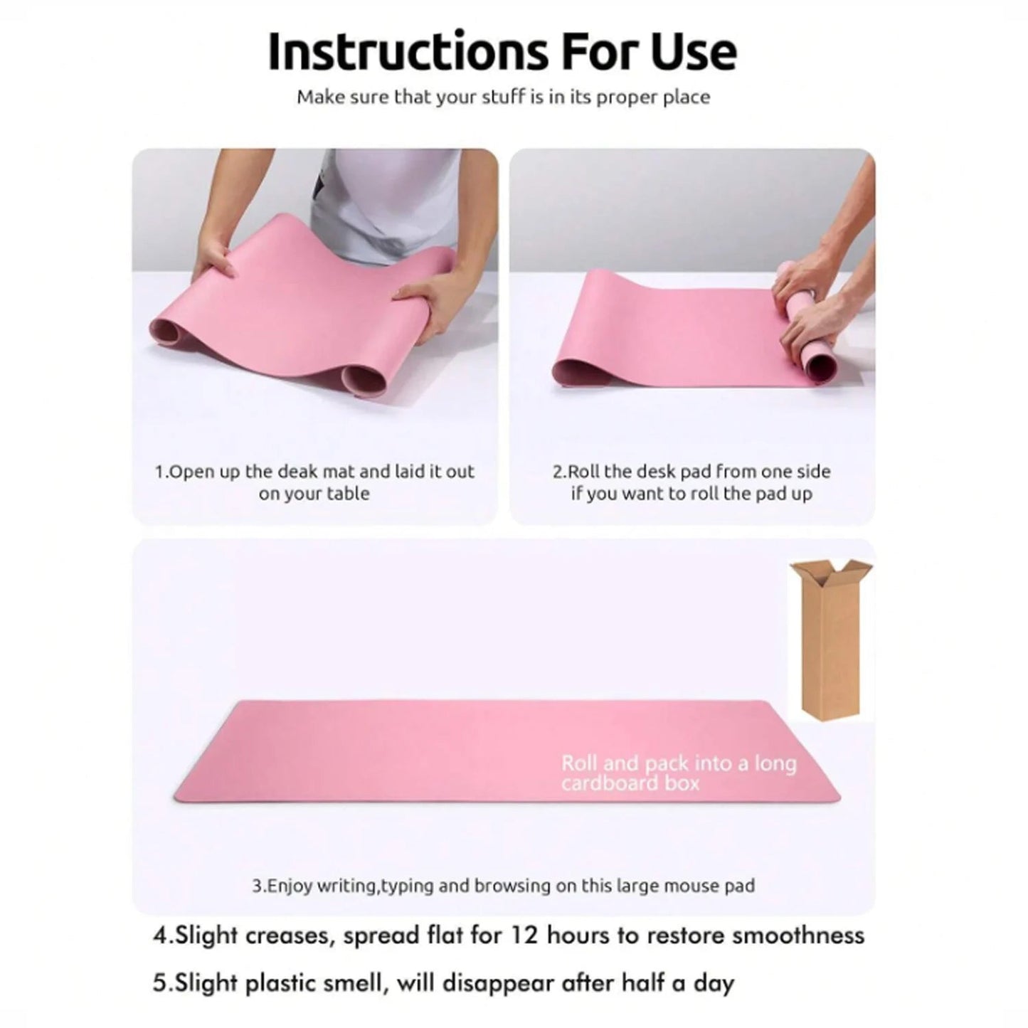PU Leather Desk Pad with Suede Base, Multi-Color Non-Slip Mouse Pad, Waterproof Desk Writing Mat, Large Desk Blotter Protector ALPENZO