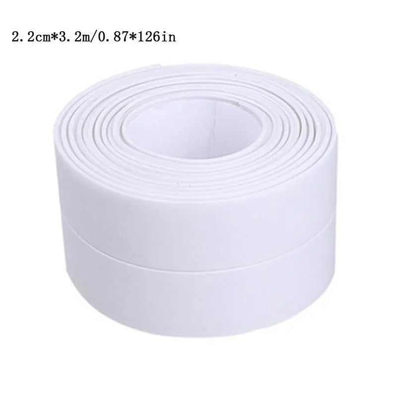 PVC Sealing Strip Tape Bathroom Bath Toilet Caulk Tape Self Adhesive Waterproof Mildew Proof Tapes For Kitchen Sink Wall Corner - ALPENZO
