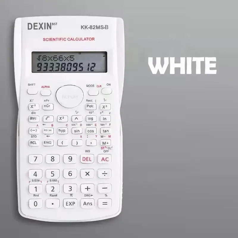 1pc Engineering Scientific Calculator 2 Line Function Calculator Fraction Calculator Statistic Calculator For School Calculator ALPENZO