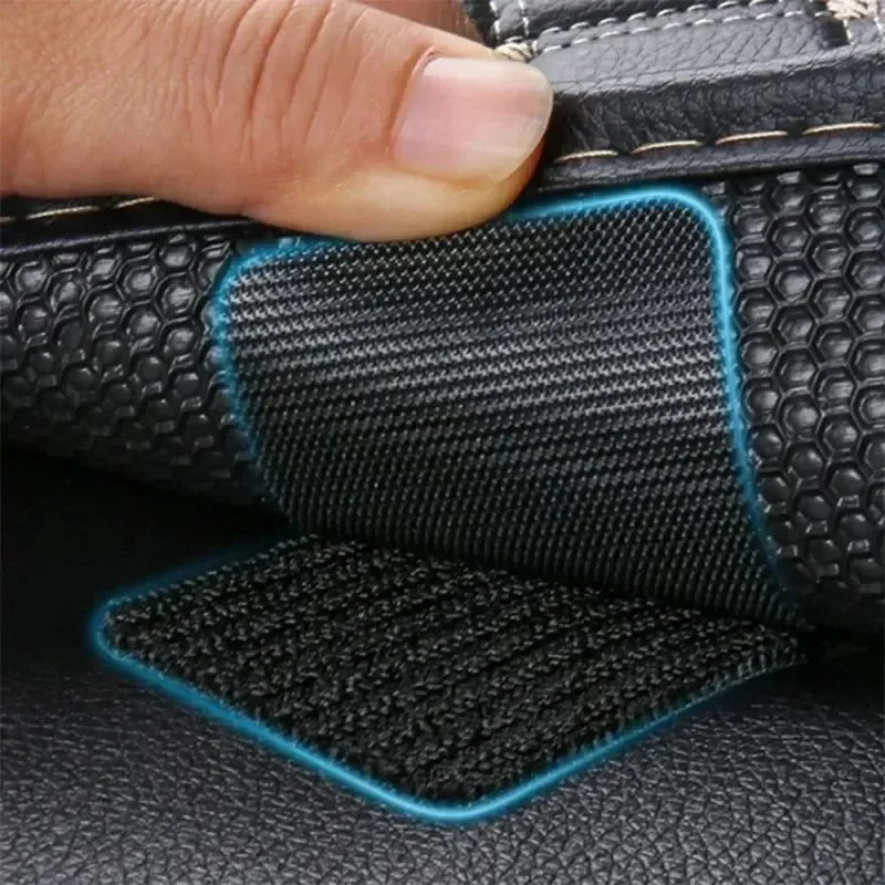 100pcs Self Adhesive Fastener Tape Extra Strong Carpet Fixing Sticker Double Side Hook-and-loop Fastener Auto Adhesive tape Fixe - ALPENZO