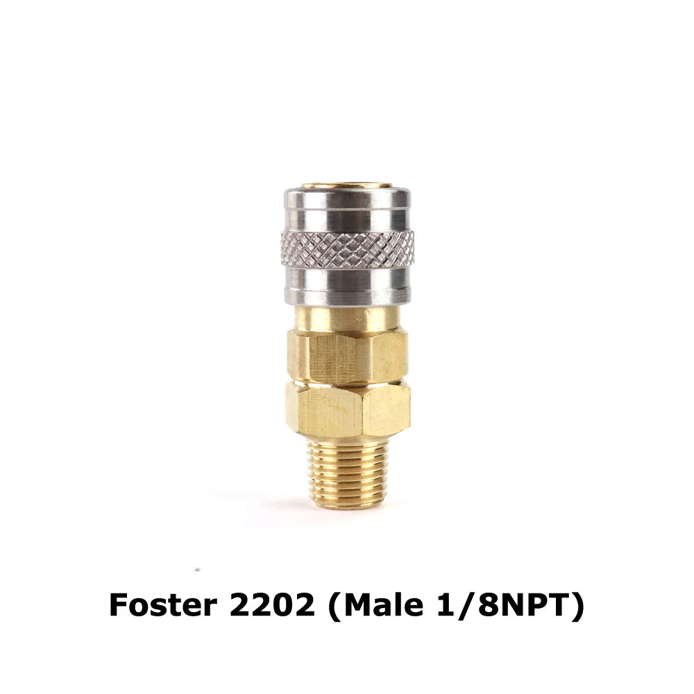 US Airsoft HPA Magazine Taps Valve Adapter Foster Quick Disconnect Coupler
