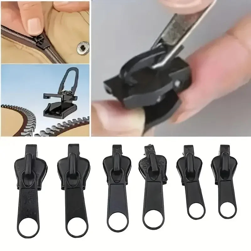 3 sizes universal Zipper Repair Kit Instant replacement zipper sewing clothes bag zipper tool accessories - ALPENZO