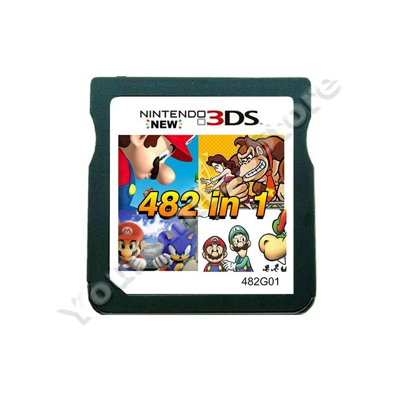 Factory Direct 3DS NDS 208 IN1 Game Card Combo Card 510 IN1 NDS Combo Card NDS Cassette 482 IN1 23 IN1 Classic Game Gift ALPENZO