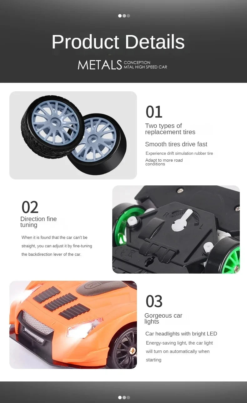 2.4G High speed Drift Rc Car 4WD Remote Control AE86 Model GTRPRO Vehicle Car RC Racing Cars Toy for Children Christmas Gifts ALPENZO
