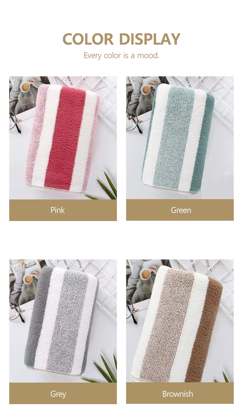 New Home Soft and Comfortable Bath Towels for Men and Women, Absorbent and Comfortable Couple's Large Towels, Wrapping Towels - ALPENZO