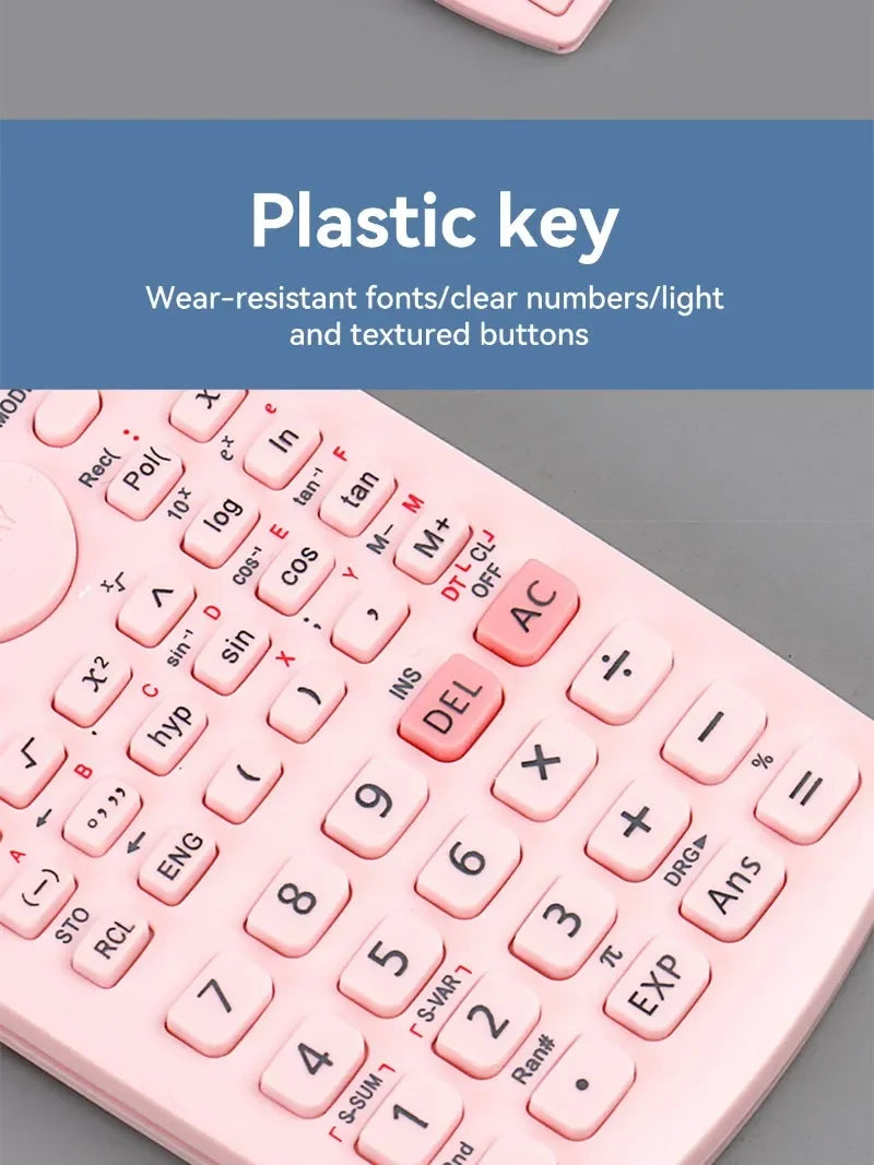 Multifunctional Scientific Calculator Student Simple Portable Big Screen Function Calculator Stationery School Office Supplies ALPENZO