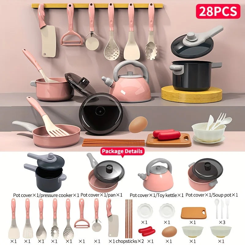 Kitchen Toys Set Simulated Kitchen Toy For Children's Pretend Play Children's Pretend Play Toy Set For Boys And Gir ALPENZO