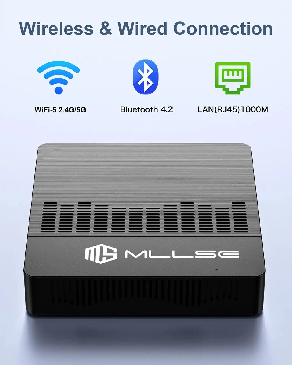 MLLSE Mini PC M2 Air Intel Gemini Lake N4000 Windows 11 6GB RAM 128GB ROM Dual-Band WiFi Bluetooth USB Mini Computer - ALPENZO