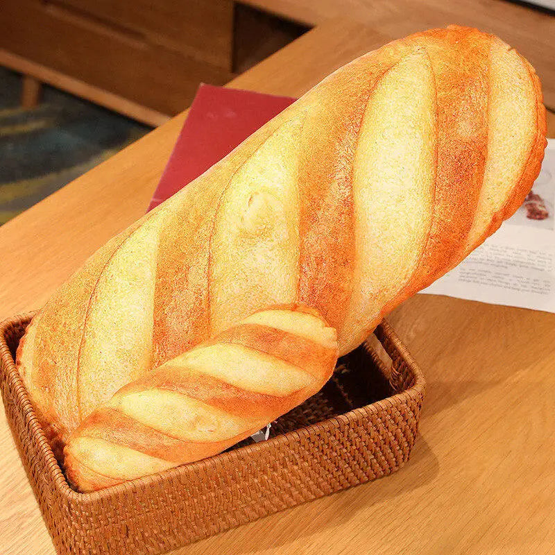 French Bread Pillow Plush Stuffed Printing Images Food Plushie Peluche Party Prop Decor Sleeping Companion Kits Gift Room Decor ALPENZO