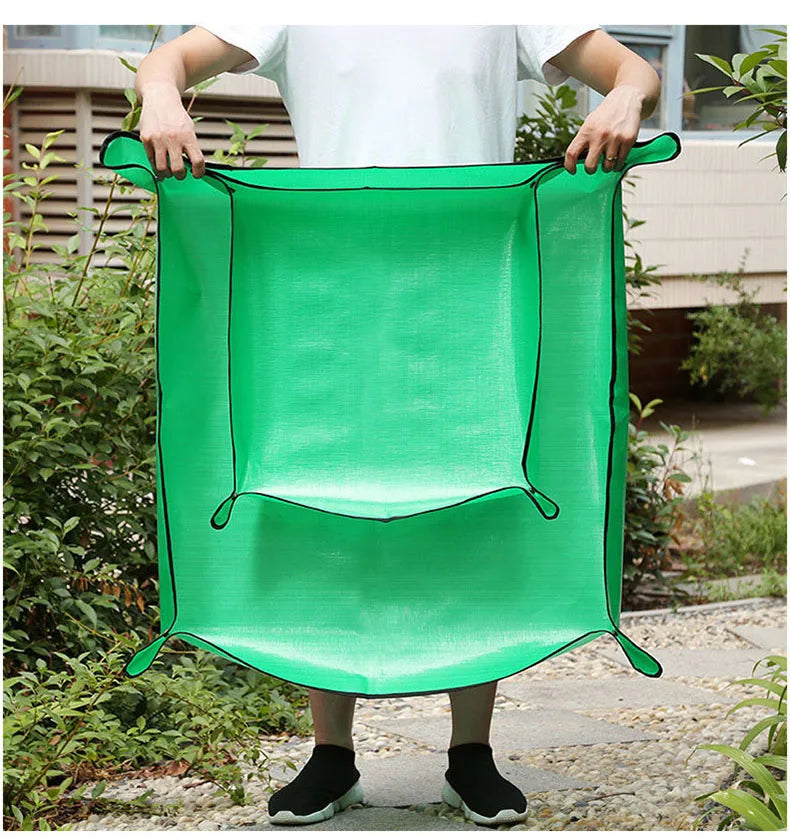 Waterproof Plant Pot Mat, Indoor Garden Mat With Work Gloves, Foldable Houseplant Succulent Pot Mat, Indoor Plant Mat, Portable - ALPENZO
