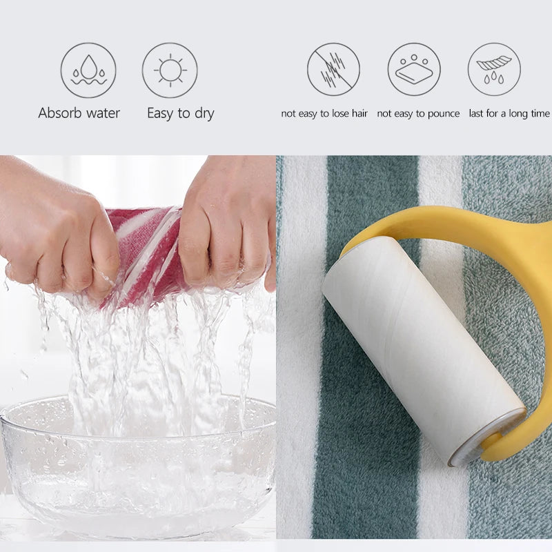 New Home Soft and Comfortable Bath Towels for Men and Women, Absorbent and Comfortable Couple's Large Towels, Wrapping Towels - ALPENZO