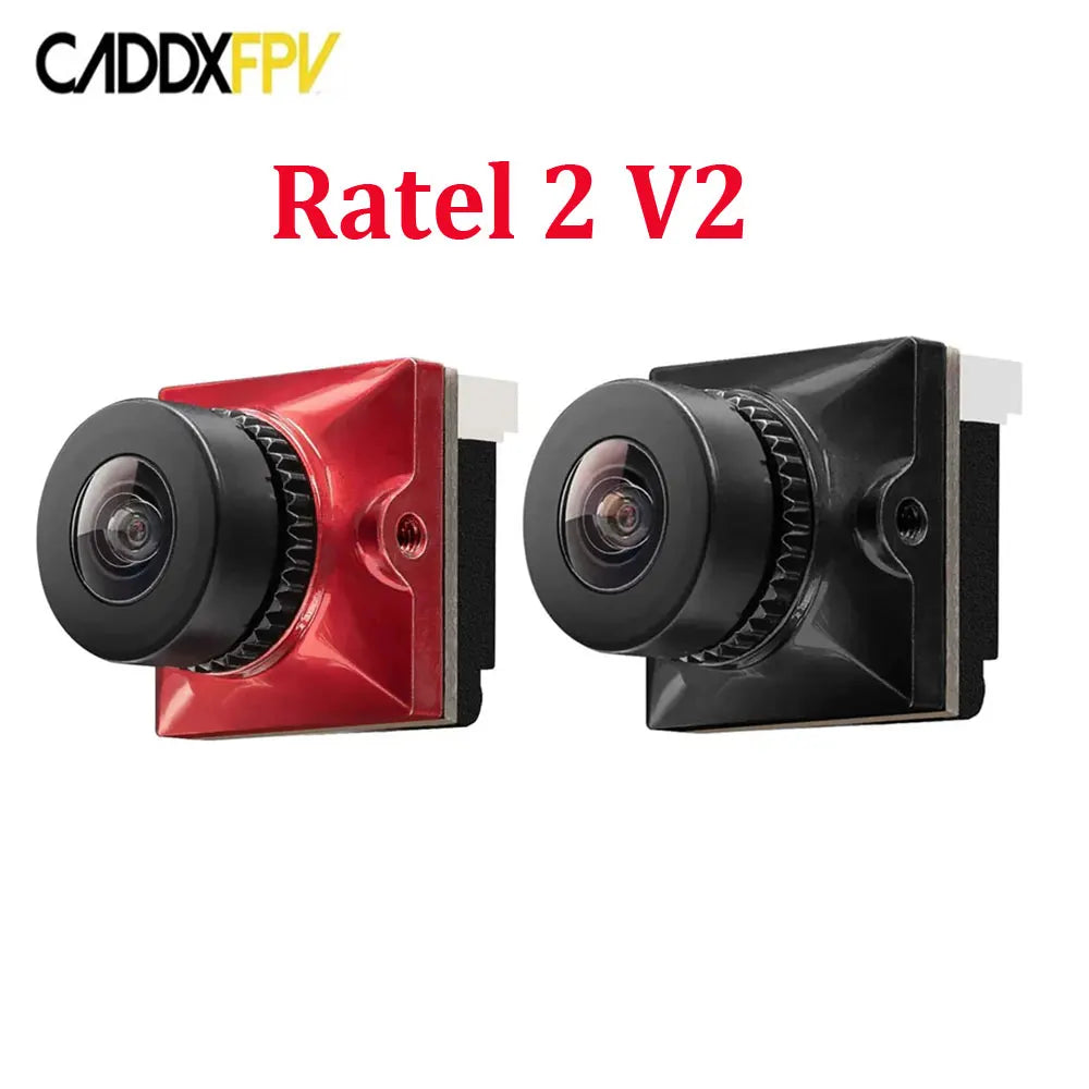 Caddx Ratel 2 V2 FPV Camera Ratel2 2.1mm Lens 16:9/4:3 NTSC/PAL Switchable With Replacement Lens Micro FPV Camera Drone ALPENZO