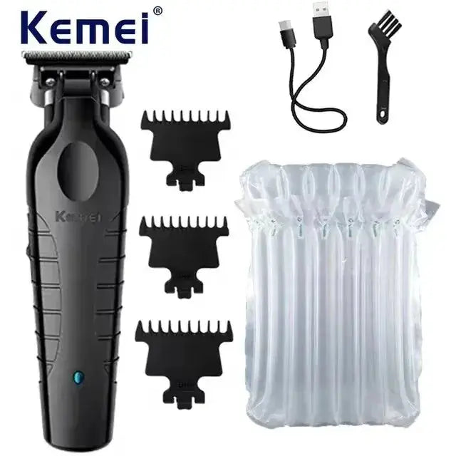 Kemei Men's Cordless Hair Clipper USB Rechargeable Electric Hair Clipper km032 Trimmer Electric Hair Cutting Machine KM-2299 - ALPENZO