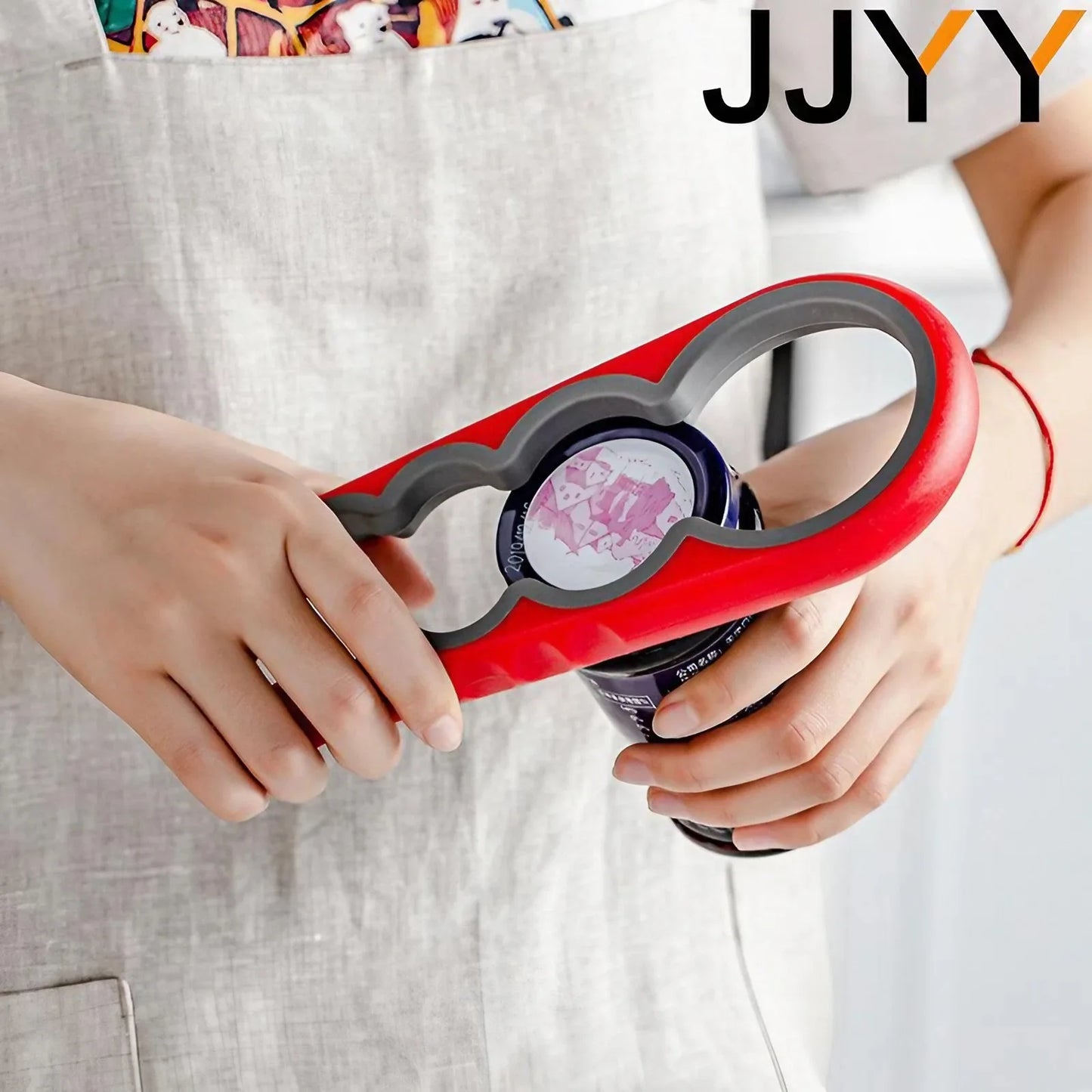 JJYY Multi-functional Home Kitchen Can Opener Non-slip Twist Bottle Opener Lid Opening Tool Kitchen Supplies - ALPENZO