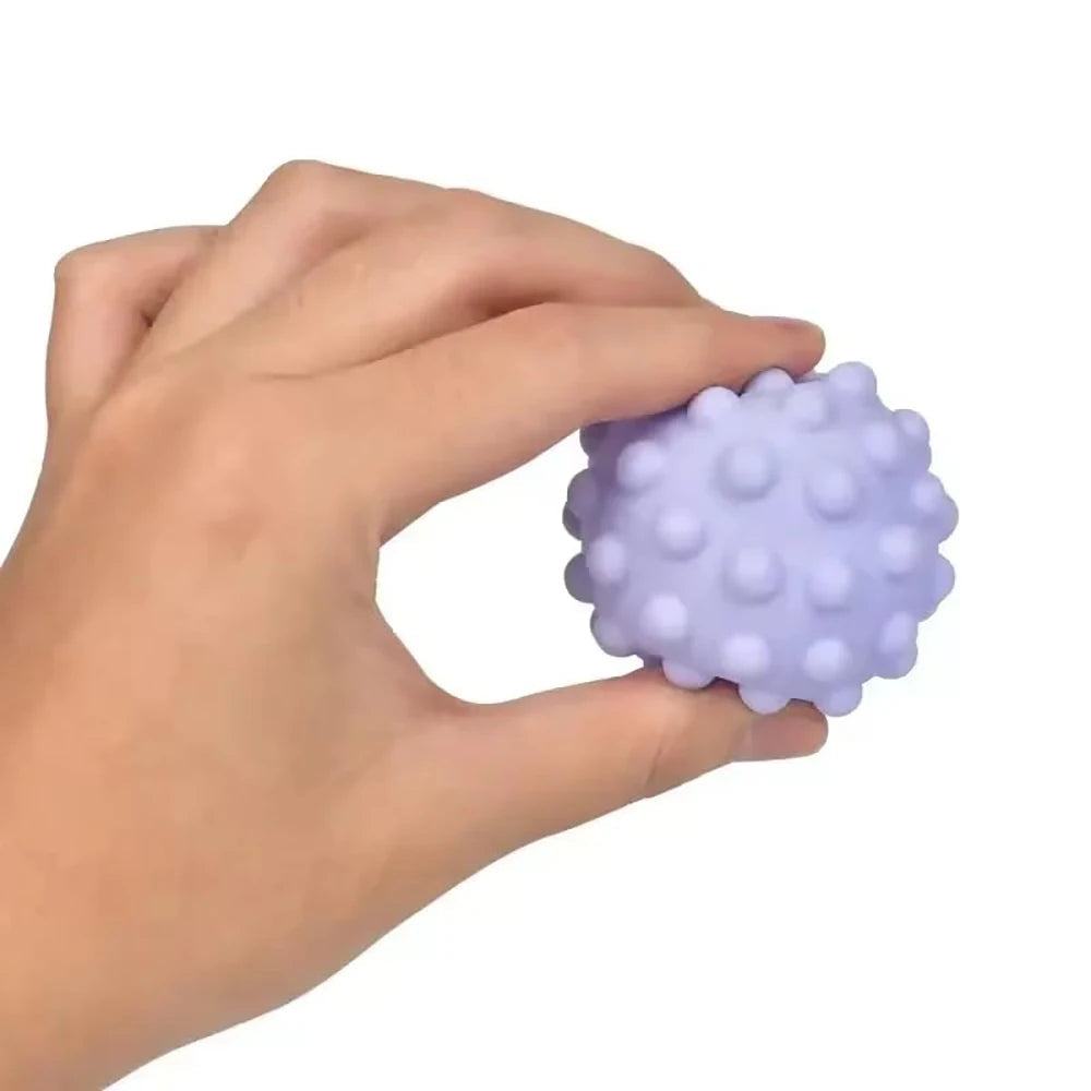 6Pcs Textured Multi Ball Set Develop Tactile Senses Toy Baby Touch Hand Ball Toys Training Ball Massage Soft Balls Kids Gifts ALPENZO
