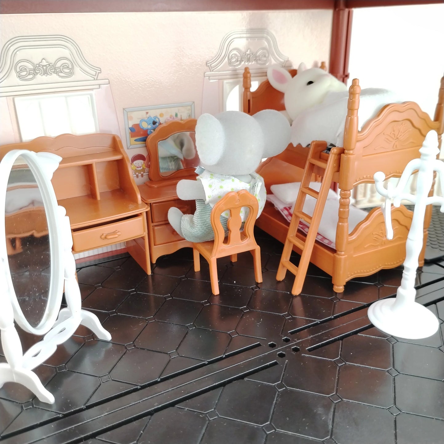 miniature items dollhouse furniture accessories living room bedroom supermarket shopping games family interaction doll kids toys ALPENZO