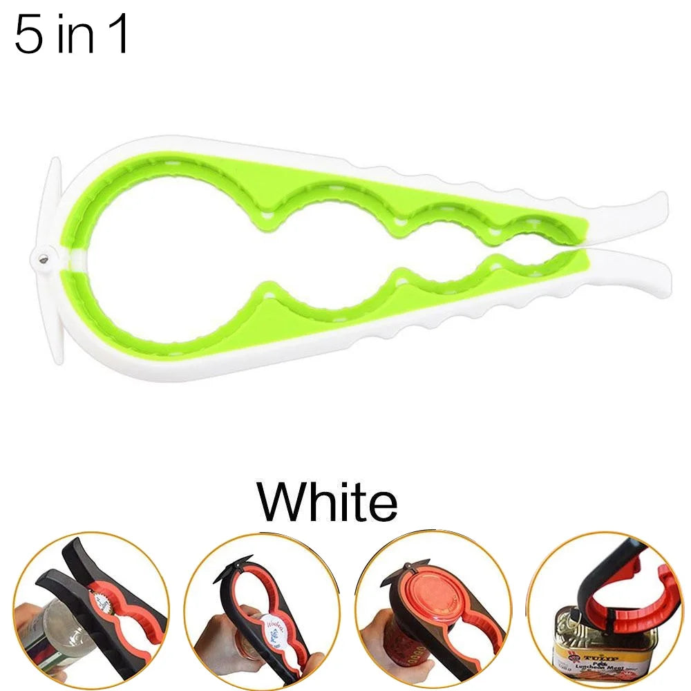 JJYY Multi-functional Home Kitchen Can Opener Non-slip Twist Bottle Opener Lid Opening Tool Kitchen Supplies - ALPENZO
