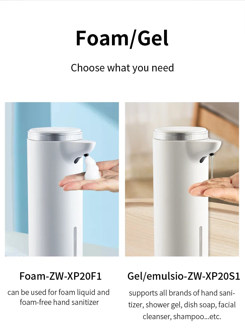 ZW-XP20F1 induction soap dispenser with convenient touch and fully sealed design, high capacity and long endurance - ALPENZO