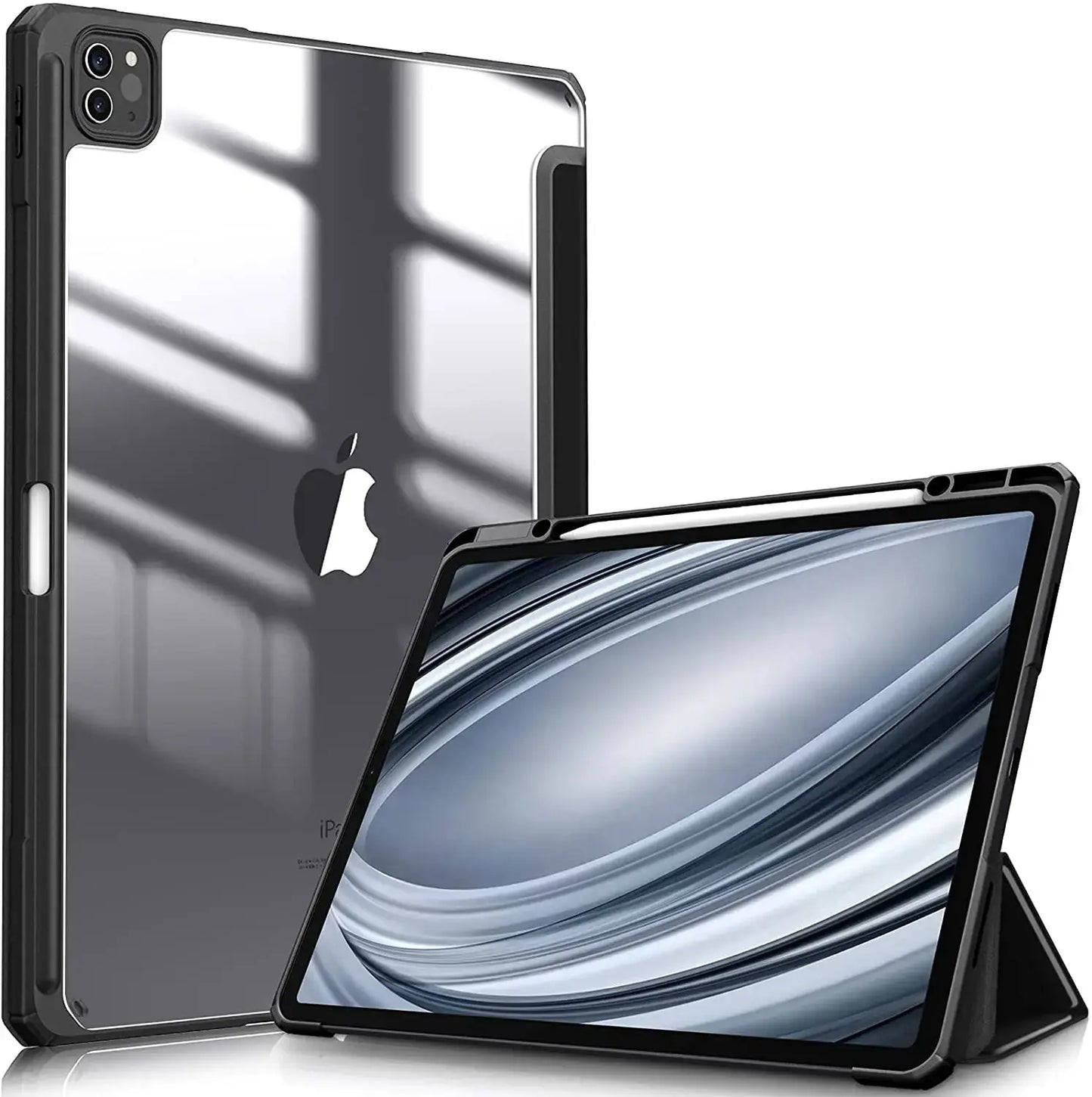 For iPad Case 10.2 9th 8th 7th 10 10th Generation Pro 11 13 2024 12.9 2022 Cover Pencil Holder Funda For iPad Air 5 4 10.9 Cases - ALPENZO