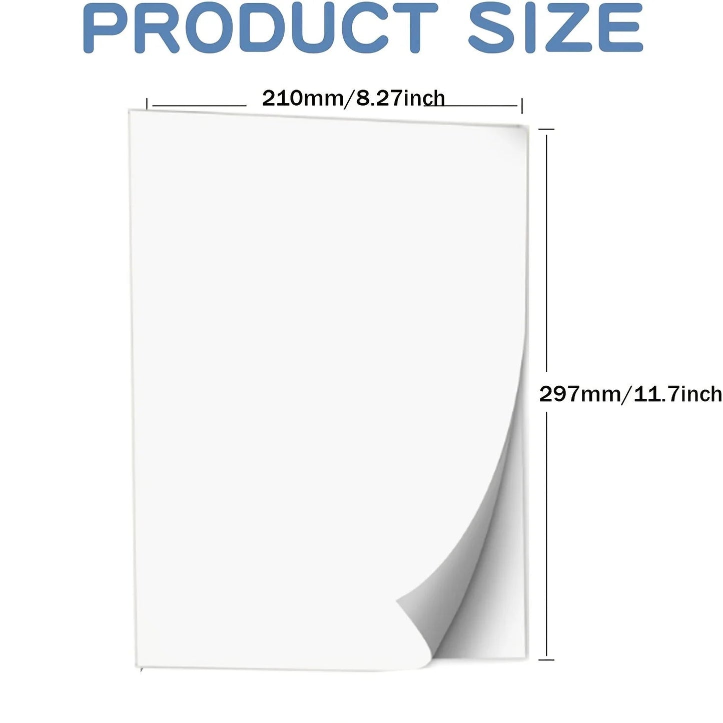 10 Sheets DIY A4 Inkjet Waterslide Decal Transfer Paper White Clear Laser Waterslide Decal Paper for Inkjet Laser Printer ALPENZO