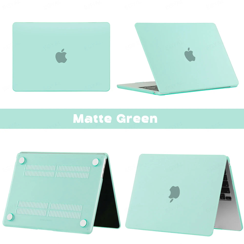 For Macbook Air 13 Case for Laptop accessories Macbook Air M1 M2 2023 Air 15 Funda Macbook Pro 14 case M3 2023 Pro 16 Cover - ALPENZO