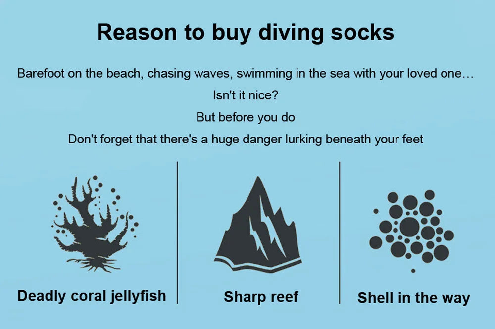 3mm Neoprene Diving Socks Wetsuit Shoes Non-slip Adult Warm Patchwork Elasticity Diving Surfing Boots for Swimming Snorkeling