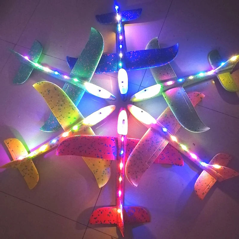 50CM Big Foam Plane Glider Hand Throw Airplane Light Inertial EPP Bubble Planes Outdoor Launch Kids Toys for Children Boys Gift ALPENZO