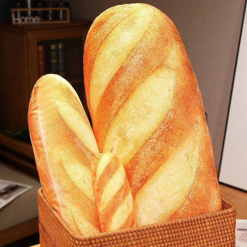 French Bread Pillow Plush Stuffed Printing Images Food Plushie Peluche Party Prop Decor Sleeping Companion Kits Gift Room Decor ALPENZO