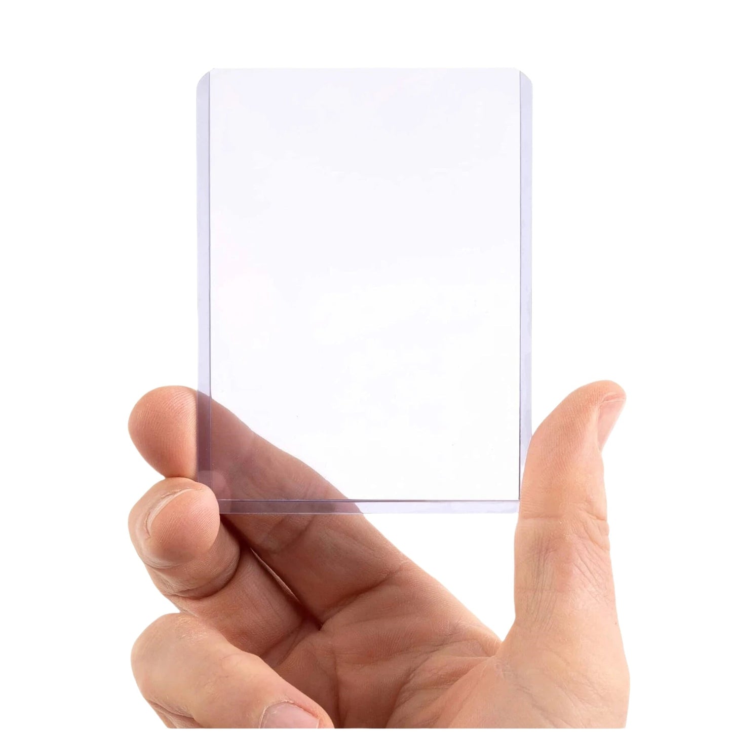 3" x 4" Clear Regular Toploaders for Cards with Card Sleeves Bundle Standard Size 25/50/100ct for All Kinds of Game Cards ALPENZO
