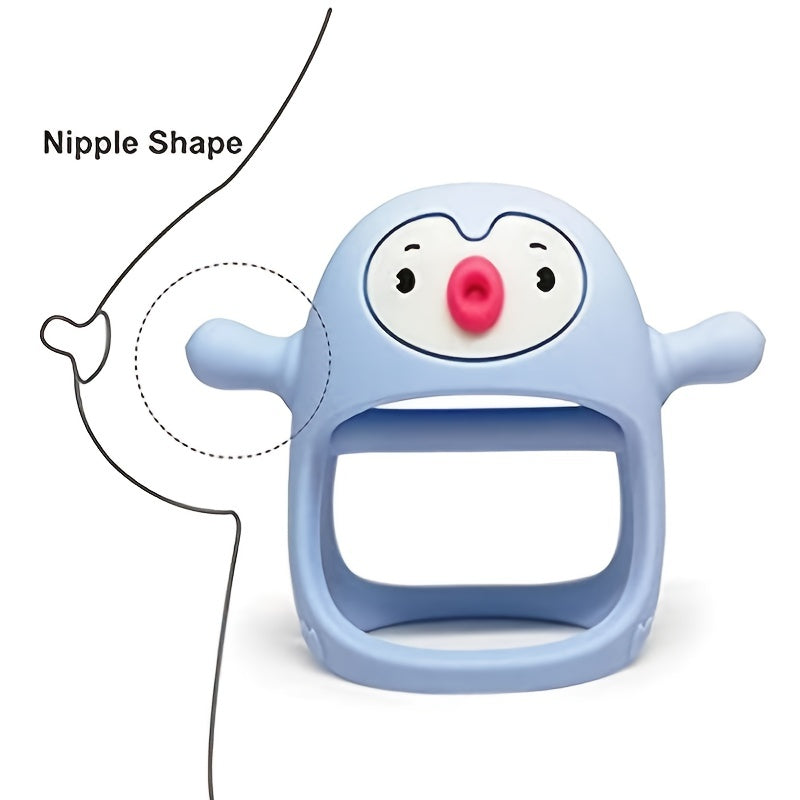 Never Drop Silicone Teething Toys for Babies,Infant Hand Teether Pacifiers Breastfeeding Babies, Teethers Toy For New Born ALPENZO