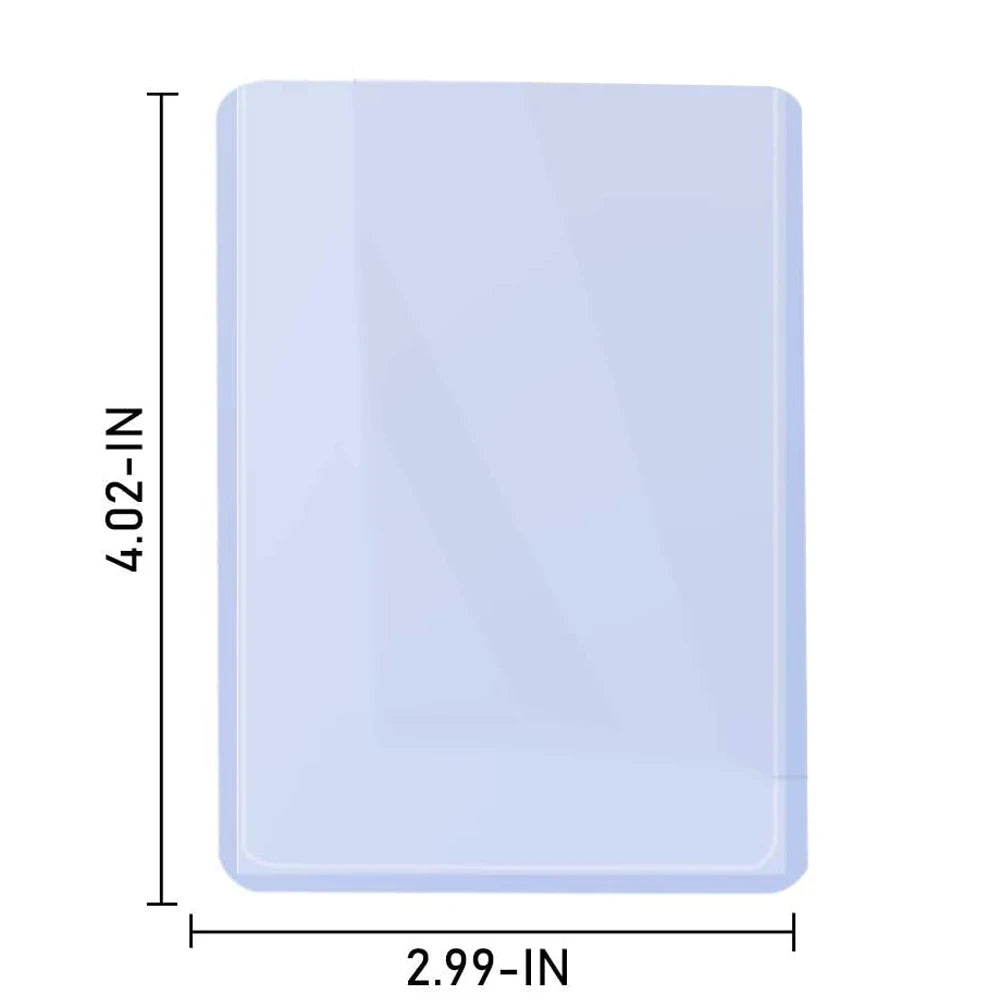 25pcs Hard Plastic Card Sleeves Game Holder PVC Cards TopLoaders Toy Top Loaders For Protectors Storage Gift Trading 3 x 4inches ALPENZO