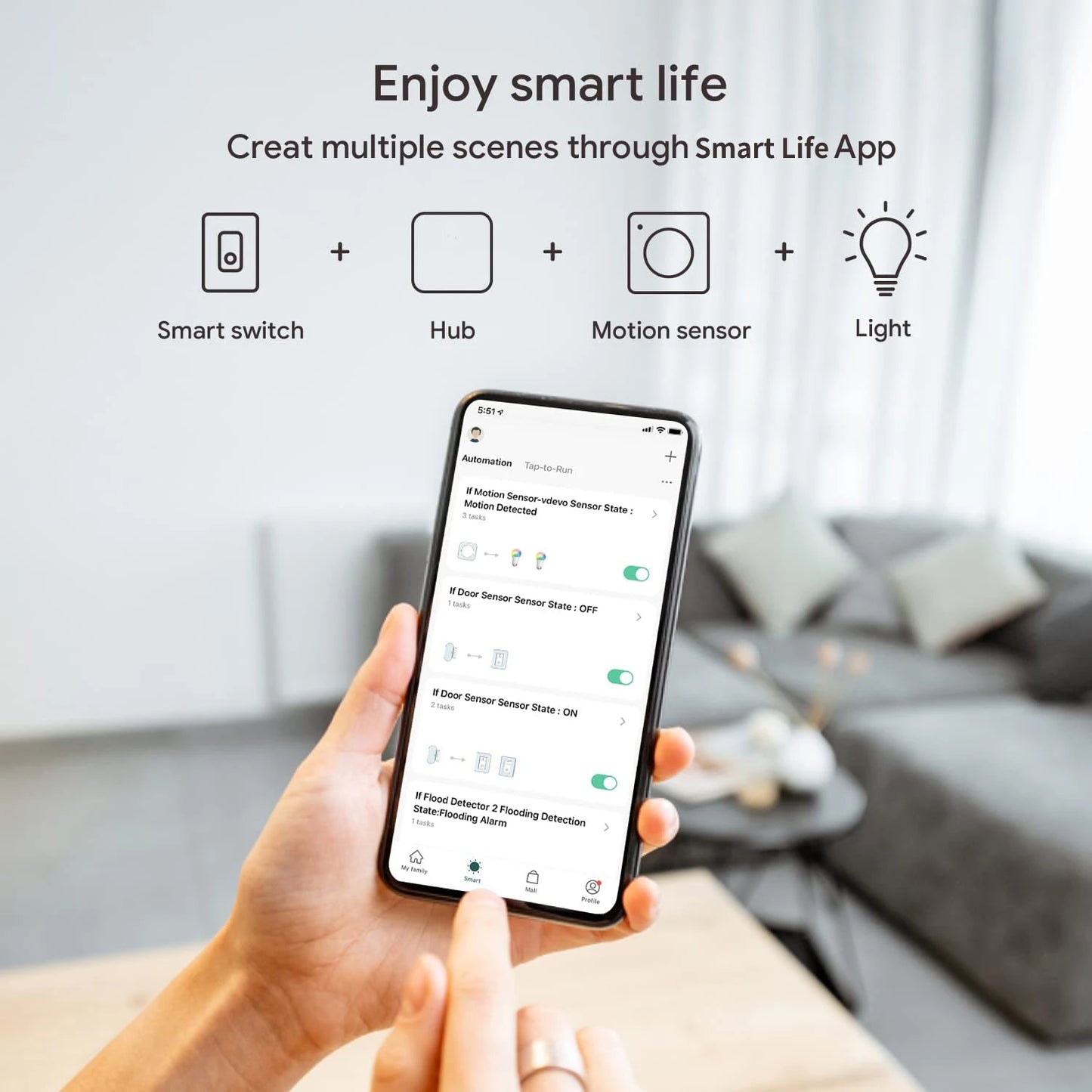 Tuya Zigbee 3.0 Gateway Hub Smart Home Wireless Bridge Smart Life APP Remote Control Automation Device Works with Alexa Google - ALPENZO