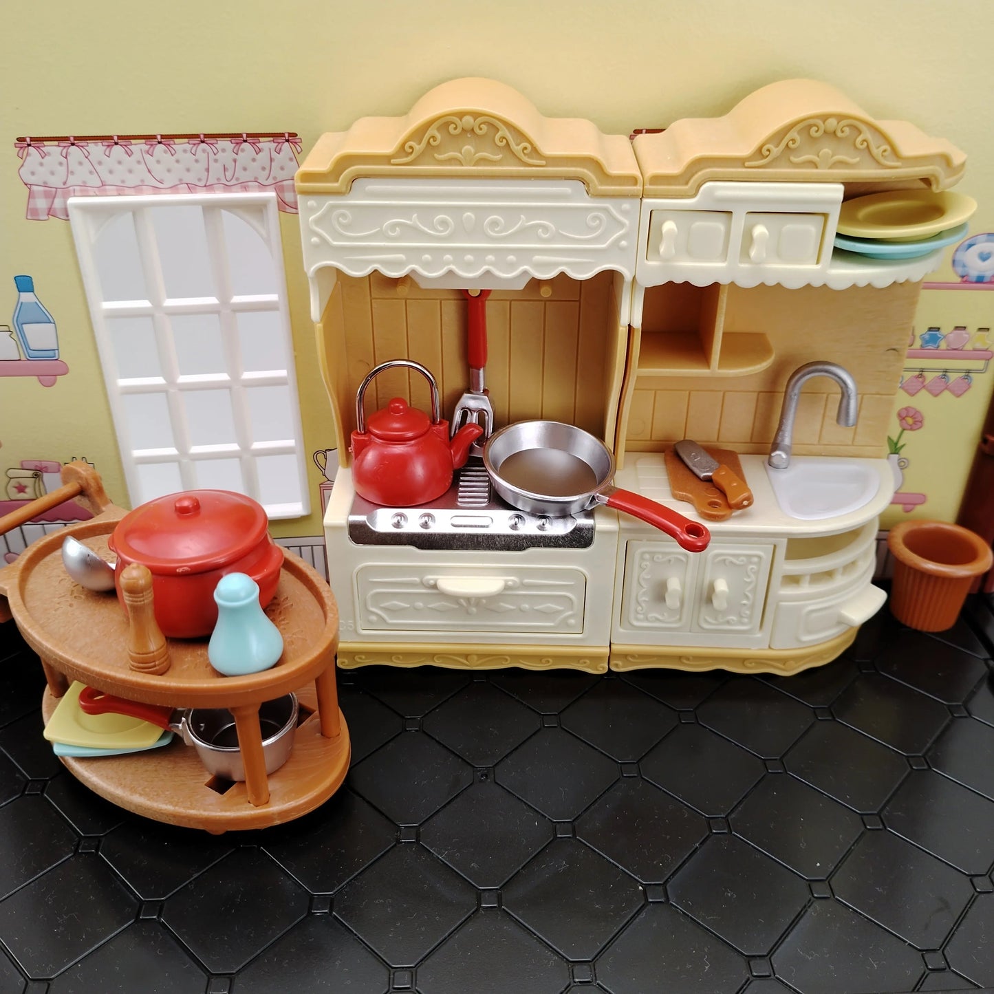 miniature items dollhouse furniture accessories living room bedroom supermarket shopping games family interaction doll kids toys ALPENZO