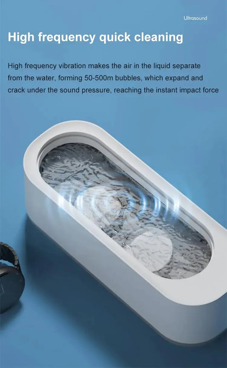 Multifunctional Vibration Cleaning Machine Contact Lens Cleaning Machine Vibration Cleaning Watch Jewelry Teeth - ALPENZO