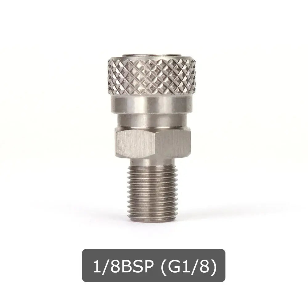 AIR CO2 Foster Quick Disconnect Male/Female Adaptor Fill Nipple Blind Plug | Thread 1/8NPT&1/8BSP&M10*1