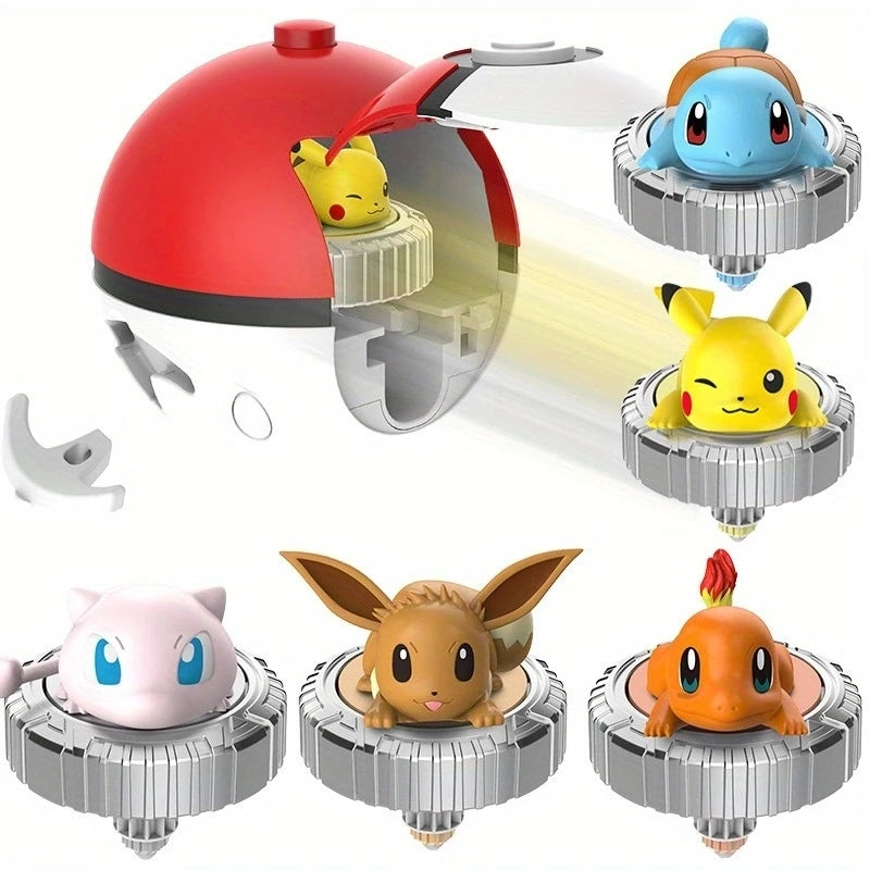 LDCX Pokemon Pet Elf Parents Children Interactive Children's Toy Gift Set 1 against Gyro Pikachu Squirtle Charmander Christmas ALPENZO