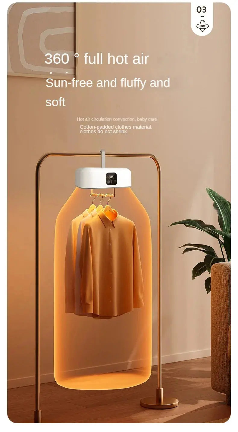 Remote Control Multifunctional Dryer Electric Clothes Home Cabinet Floor Machine Laundry Dryers Warm Air Dryer With Timing Home - ALPENZO