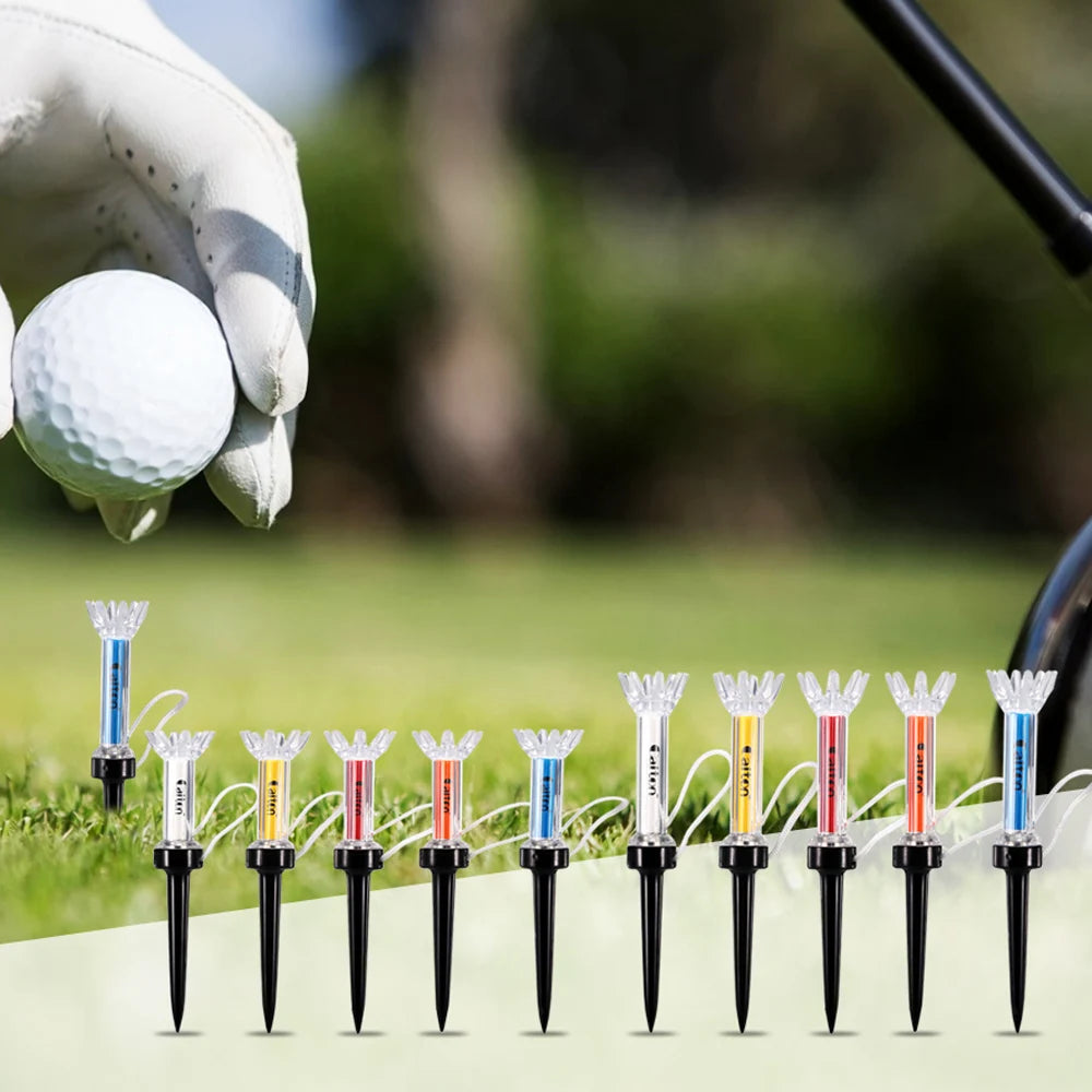 Improve Your Golf Game with the Caiton 5pcs Magnetic Plastic Golf Tee Set - 360degree Bounce