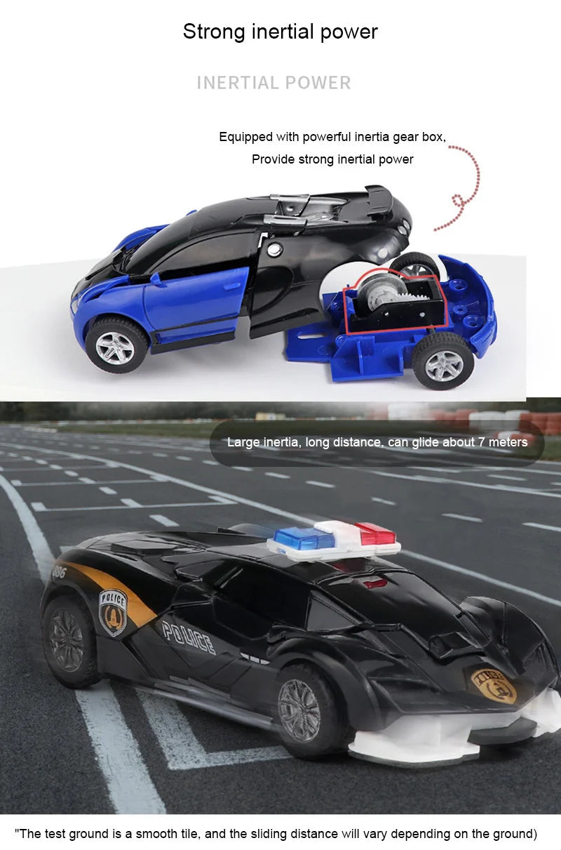 Transforming Robot With One Click Automatic Shape Conversion Boy Gift Toy Car Parent Child Interaction Model Car ALPENZO