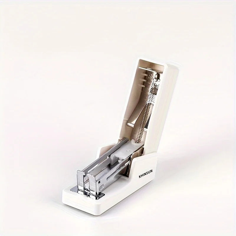 KHINSUN Mini Stapler Set Portable Color Paper Binding Machine Use 24/6 26/6 Staples Fashion Stationery Office Supplies ALPENZO