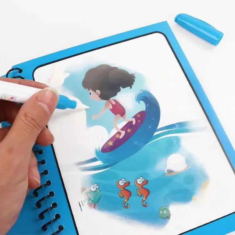 Watercolor Painting Magic Book Reusable for Children Animal Cartoon Painting Book Suitable for Children's Education and Learning ALPENZO