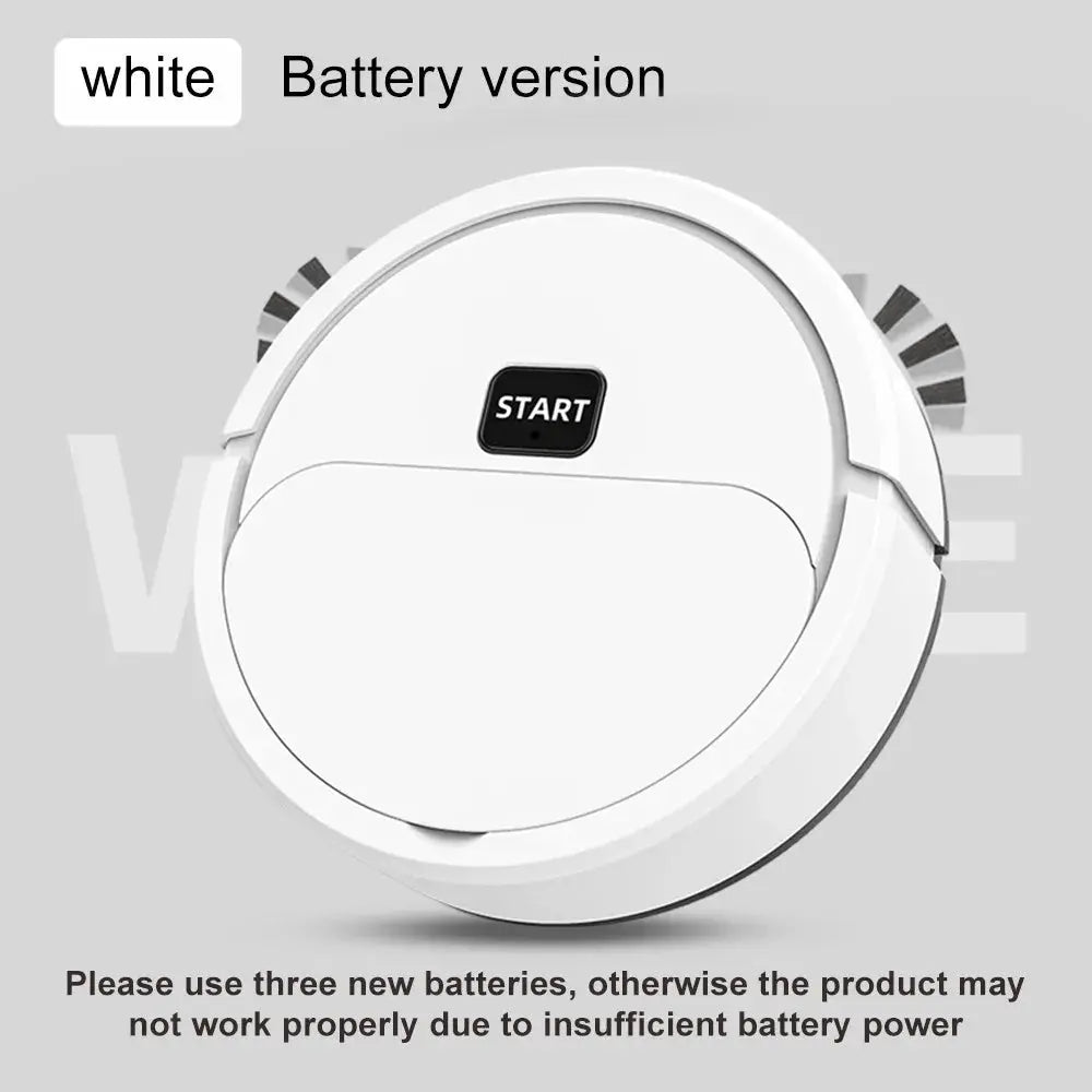 Fully Automatic Sweeping Robot Sweep Vacuum Cleaner Mopping The Floor Mini Cleaner Home Use Lazybones Intelligent 3 In1 Sweeper - ALPENZO