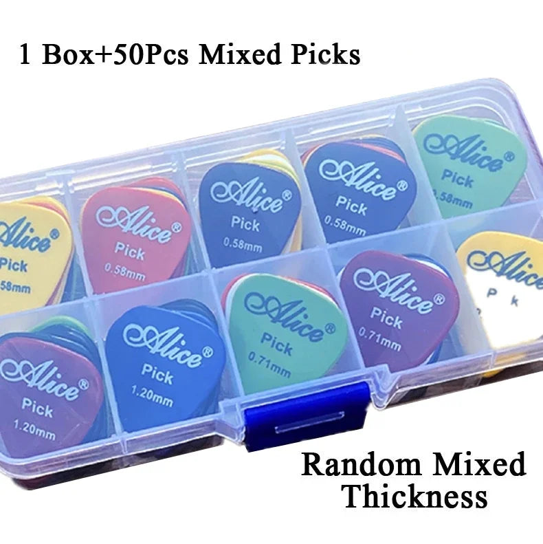 Multicolor Guitar Picks 10/50/100 Pieces Mixed ABS Premium Plastic Guitar Picks for Acoustic Electric Guitars Bass Or Ukulele