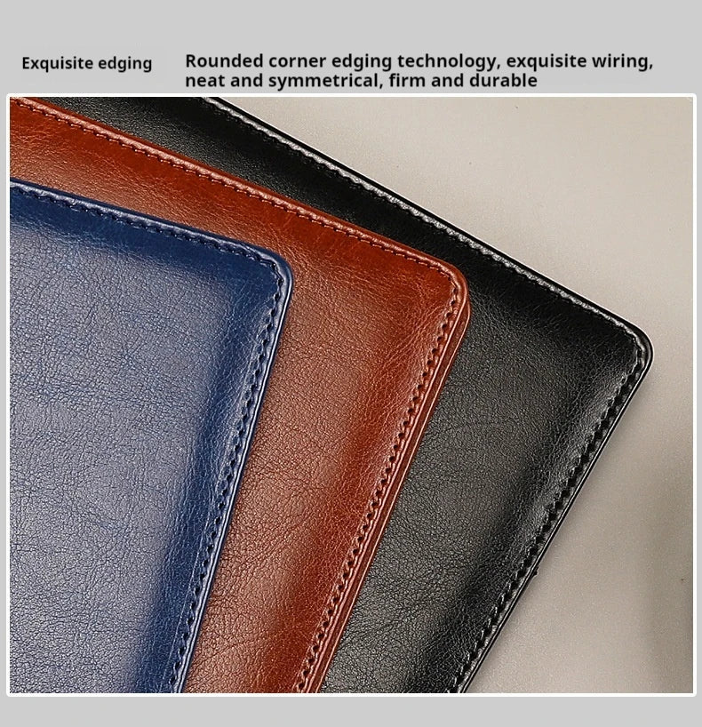 Multifunctional A4 Conference Folder Business Stationery Folder Leather Contract File Folders ALPENZO