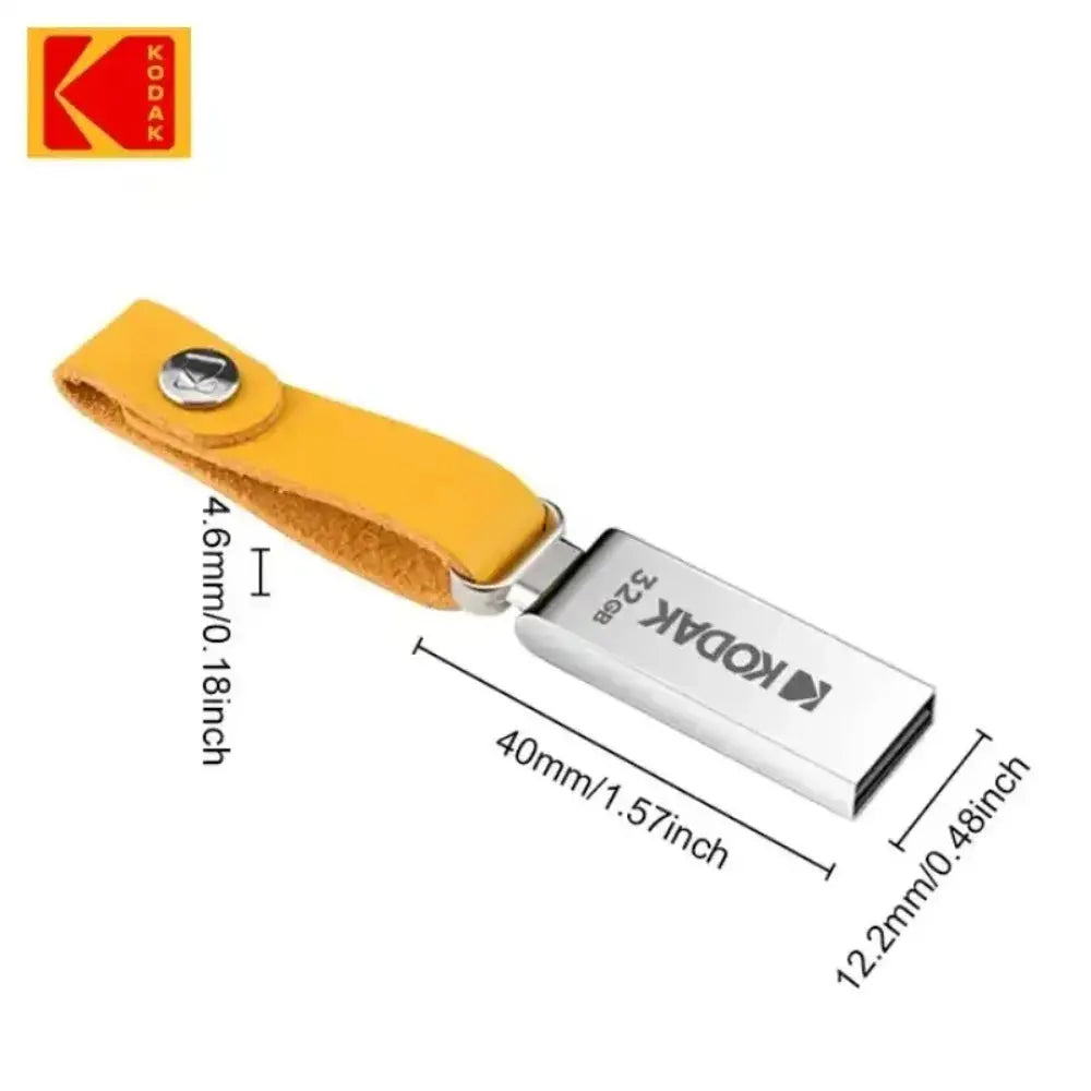 Kodak KODAK K122 USB2.0 mini full metal USB flash drive high speed car 32G-128G computer office USB flash drive - ALPENZO