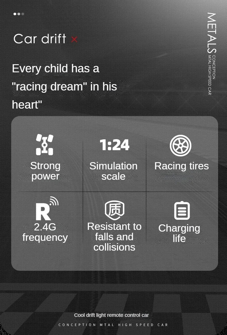 2.4G High speed Drift Rc Car 4WD Remote Control AE86 Model GTRPRO Vehicle Car RC Racing Cars Toy for Children Christmas Gifts ALPENZO