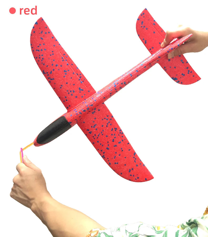 50CM Big Foam Plane Glider Hand Throw Airplane Light Inertial EPP Bubble Planes Outdoor Launch Kids Toys for Children Boys Gift ALPENZO