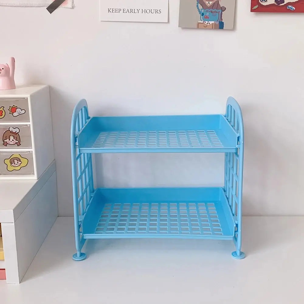 1PC High Appearance Horizontal Desktop Storage Shelf Simple Multi-storey Dormitory Storage Shelf Computer Office Available ALPENZO